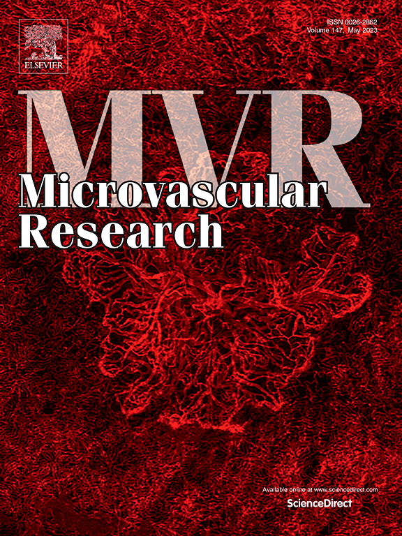 Microvascular Research：SCI期刊介绍
