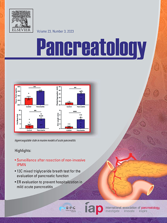 Pancreatology：SCI期刊介绍