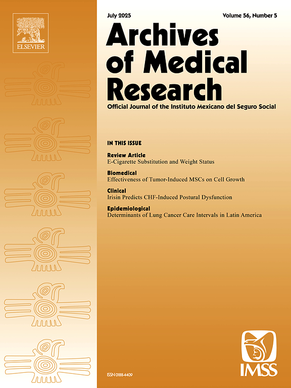 ARCHIVES OF MEDICAL RESEARCH期刊封面