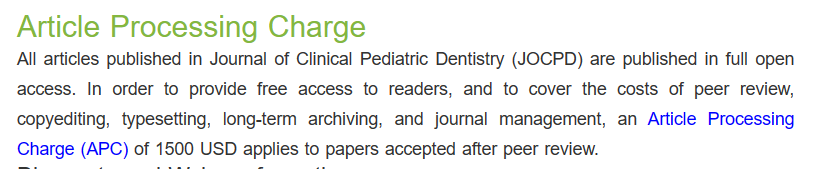 Journal of Clinical Pediatric Dentistry (JOCPD)