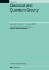 CLASSICAL AND QUANTUM GRAVITY：广义相对论期刊