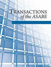 TRANSACTIONS OF THE ASABE怎么样