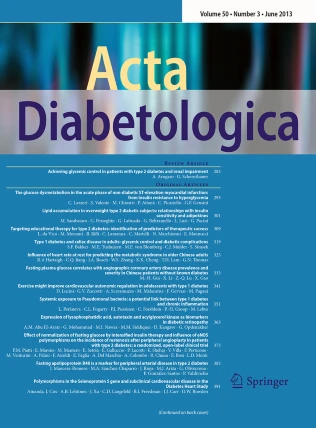 ACTA DIABETOLOGICA期刊封面