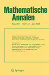 MATHEMATISCHE ANNALEN：德国知名数学期刊