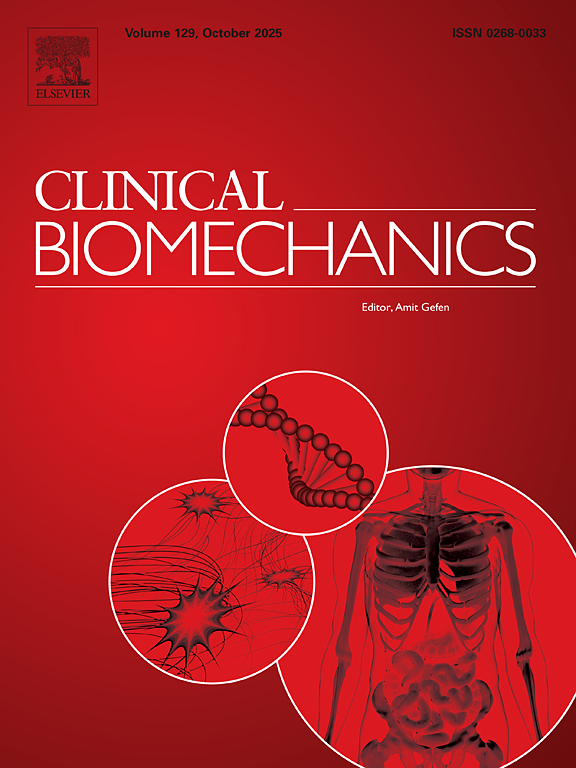 CLINICAL BIOMECHANICS期刊封面