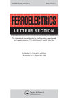 FERROELECTRICS LETTERS SECTION：铁电材料经典期刊