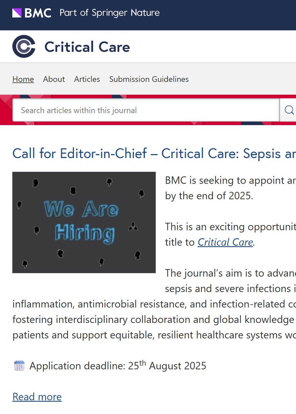 CRITICAL CAR期刊封面