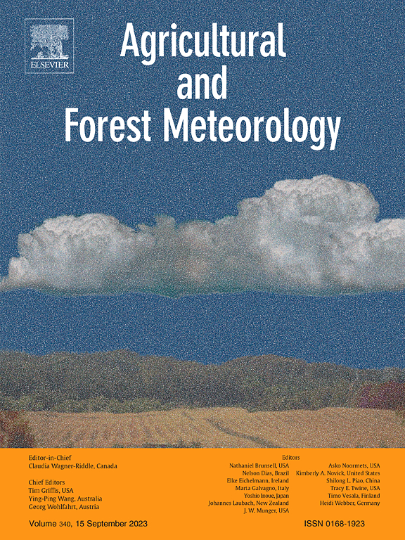 Go to journal home page - Agricultural and Forest Meteorology