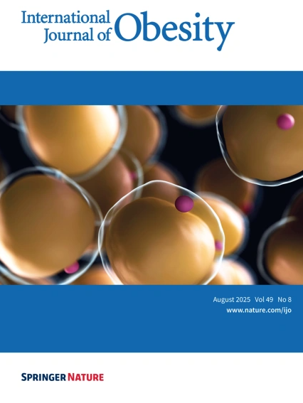 International Journal of Obesity期刊封面