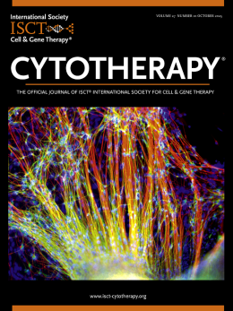 CYTOTHERAPY期刊封面