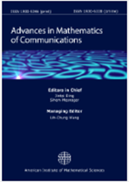 Advances in Mathematics of Communications：SCI期刊介绍
