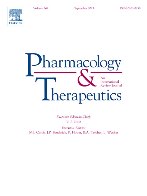 Go to journal home page - Pharmacology & Therapeutics