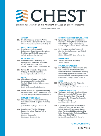 CHEST期刊封面