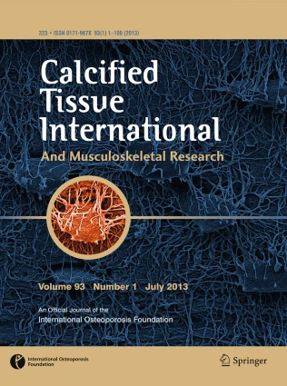 CALCIFIED TISSUE INTERNATIONAL期刊封面