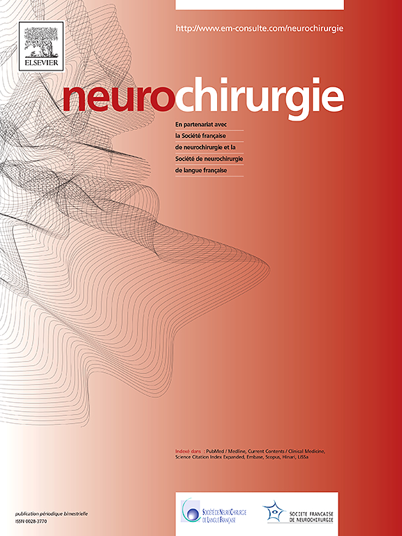 Go to journal home page - Neurochirurgie