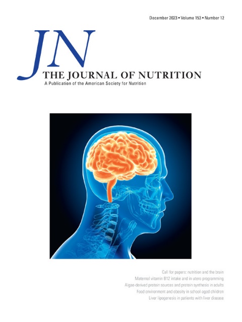 Cover Image - The Journal of Nutrition, Volume 153, Issue 12